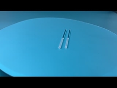 Odporny na wysoką temperaturę pręt kwarcowy o wysokiej precyzji, w połowie polerowany, w połowie piaskowany, wycięcie CNC