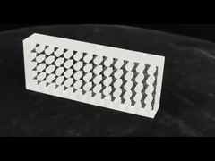 Perforowana płytka szklana kwarcowa odporna na wysokie temperatury