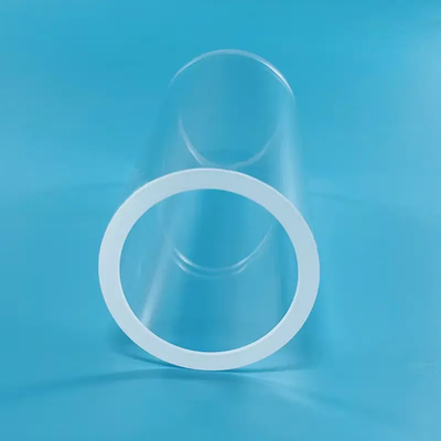 Polished Transparent Clear Silica Quartz Glass Tube For High Temperature Resistance In Custom Sizes