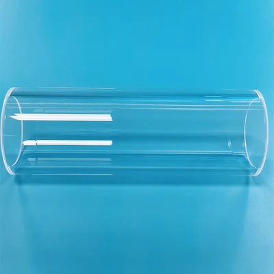 Polished Transparent Clear Silica Quartz Glass Tube For High Temperature Resistance In Custom Sizes