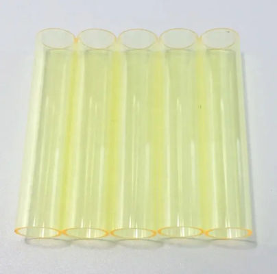 Density 6.91g/cm3 Samarium-Doped Quartz Glass Tube In Polished Or Frosted Finish For Industrial
