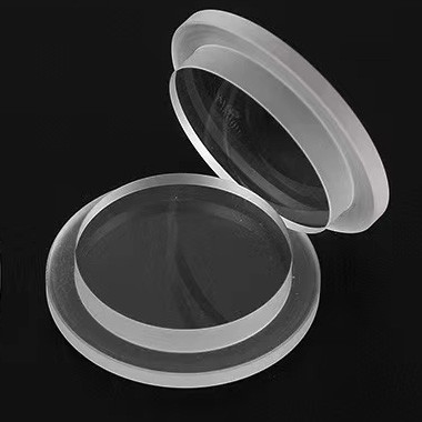 Circular Shape Customized Quartz Glass Substrate High Temperature Resistant