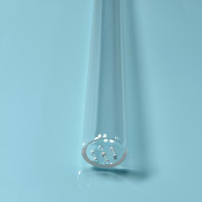 High Purity Fused Silica Long Quartz Cell / Quartz Box For Vision Light Housing
