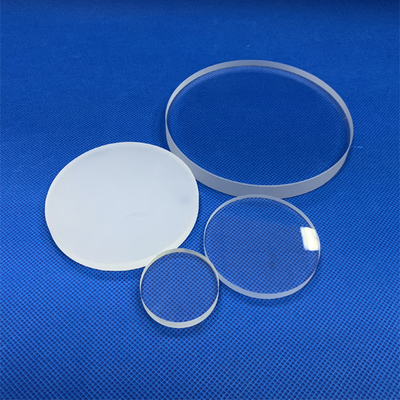 Quartz Glass Plate Circular Fused Quartz Windows Transparent Thickness Tolerance 0.1mm
